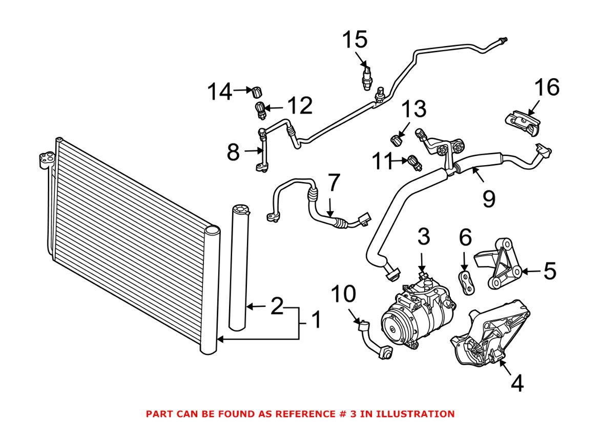 BMW A/C Compressor 64509180550